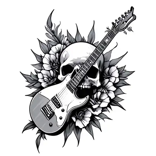 Stoner Rock Inspired Tattoo Design