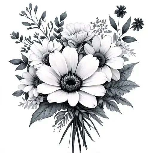 Flower Bouqet For Month Flowers For Aug And Sep
