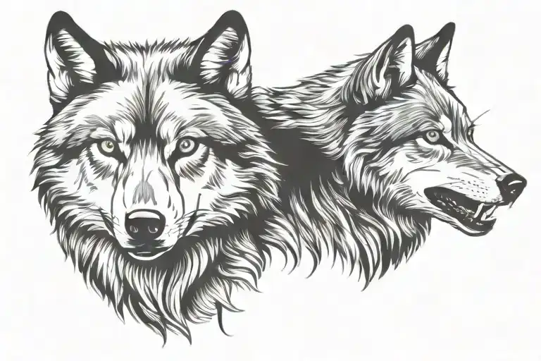 A Pair Of Wolves