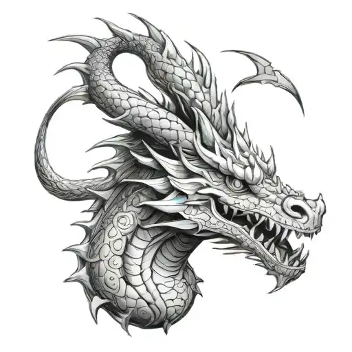 Legendary Dragon Head