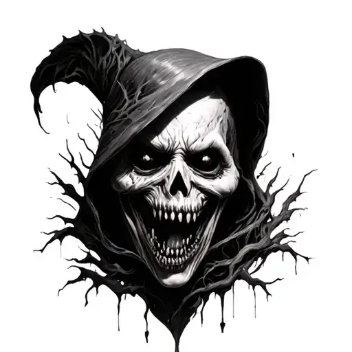 Realistic Creepy Horror Scene