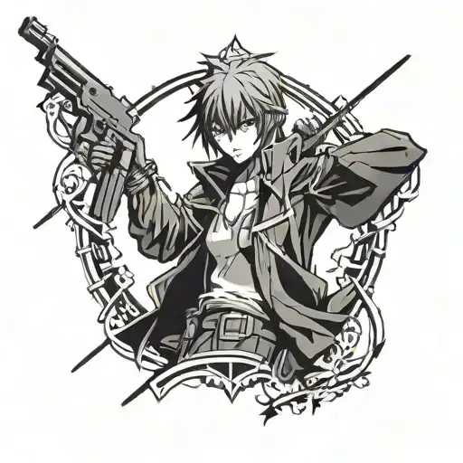 Anime Darker Than Black Grey