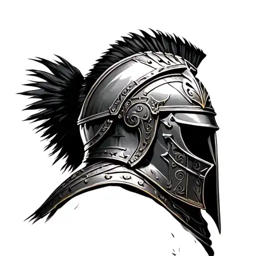 Gladiator With Helmet