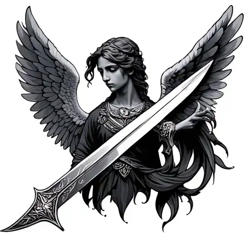 Sword With Angel Wings