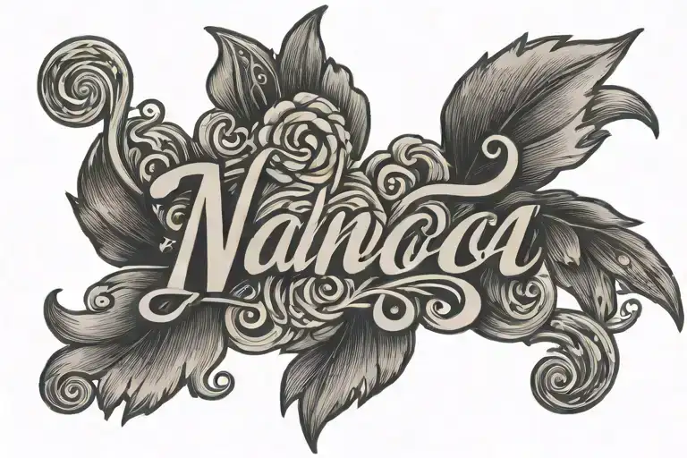 Tattoo With Lover's Name Nana