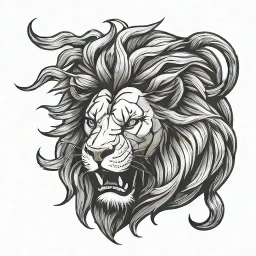 Lion Courage Force On The Sleeve