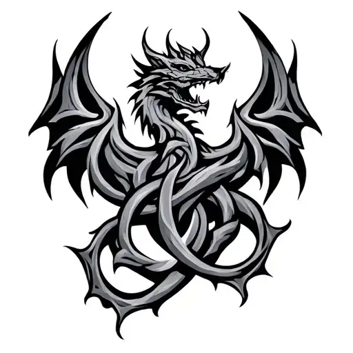 Dagda Symbol Intertwined