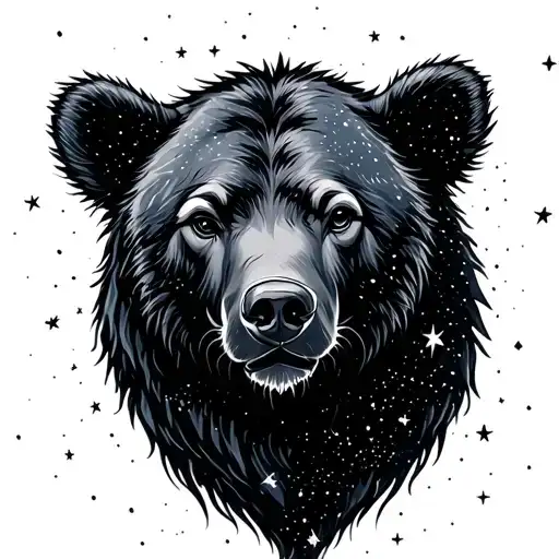 Ursa Major Constellation With Stars