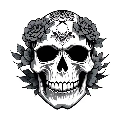 Japanese Skull Wearing