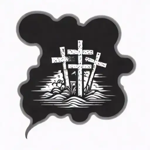 Three Crosses Small
