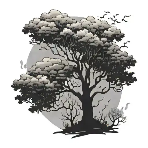 Trees And Thunder Meet
