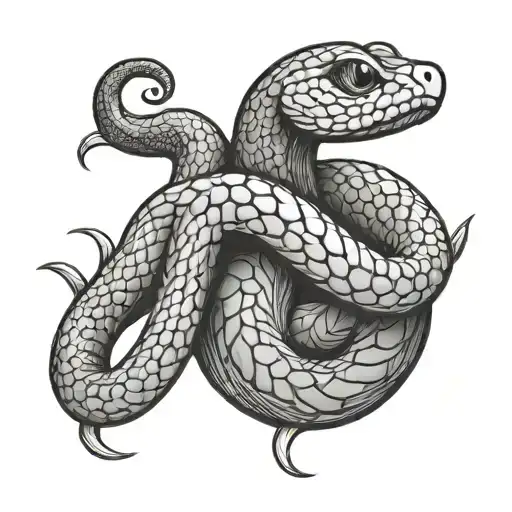 Children's Piggy Bank In The Shape Of A Snake