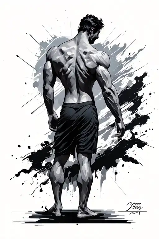 Muscle Back Vitrove Man