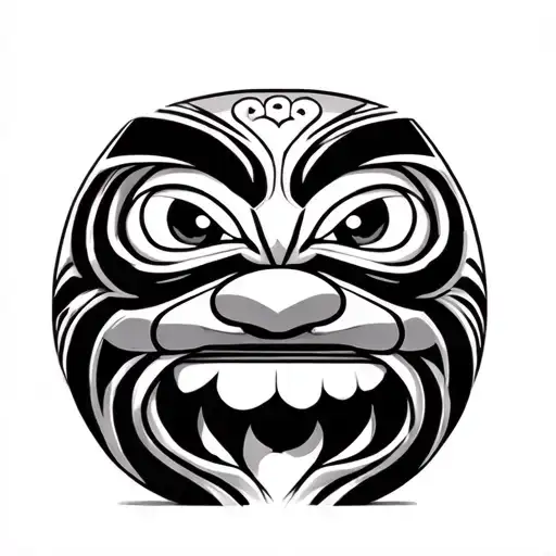 Serious More Realistic Daruma For Men