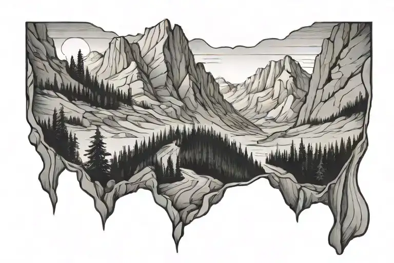 Tunnel Mountain Landscape