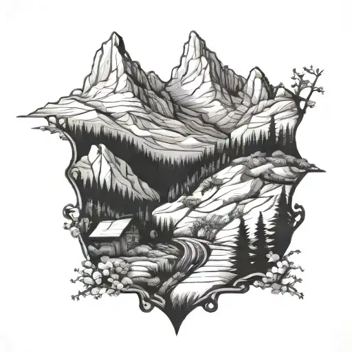 Tunnel Mountain Landscape