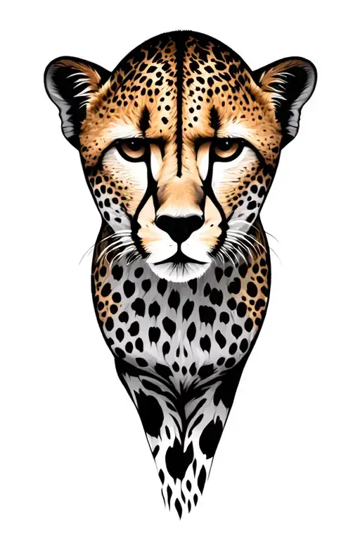 Cheetah Silhouette