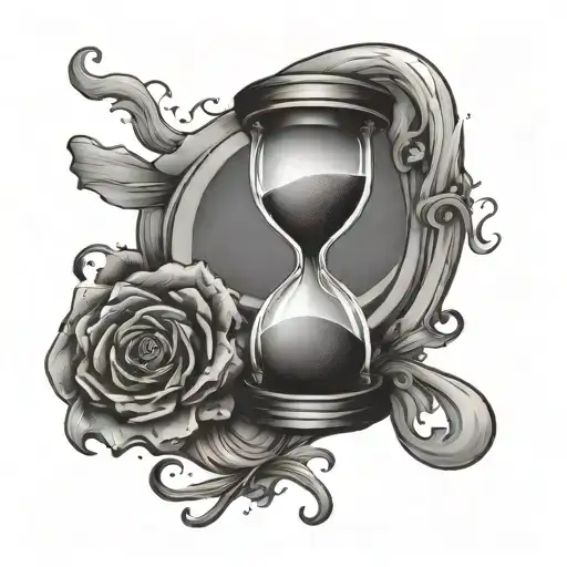 Hour Glass With Sand