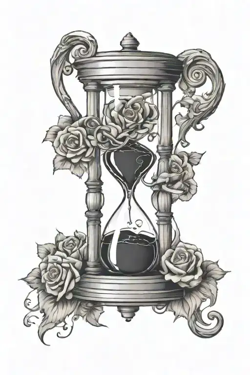 Grandfather Tribute Hour Glass