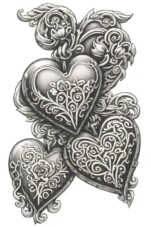 2 Heart Shaped Lockets