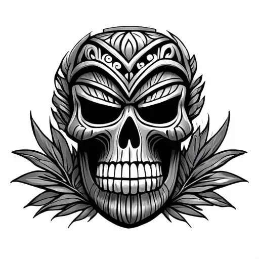 Tiki Mask Skull