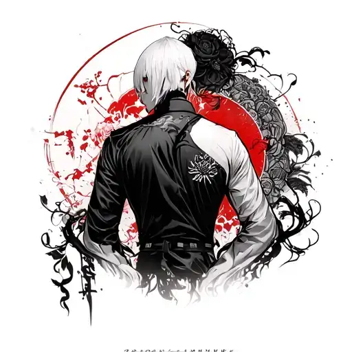 Tokyo Ghoul Yakuza Style Back
