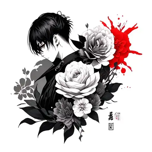 Yakuza Style Tokyo Ghoul Back