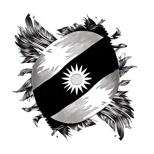 Philippines Flag Tribal
