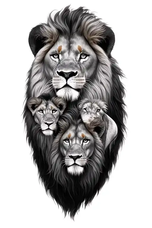 Lion Family