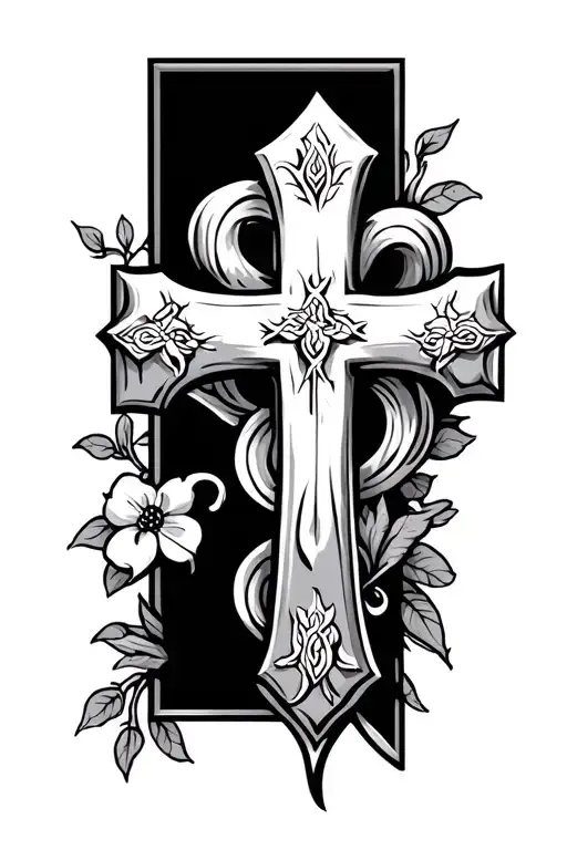Cross Tattoo Design
