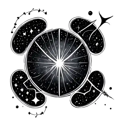 Gemini Symbol And Gemini Constellation