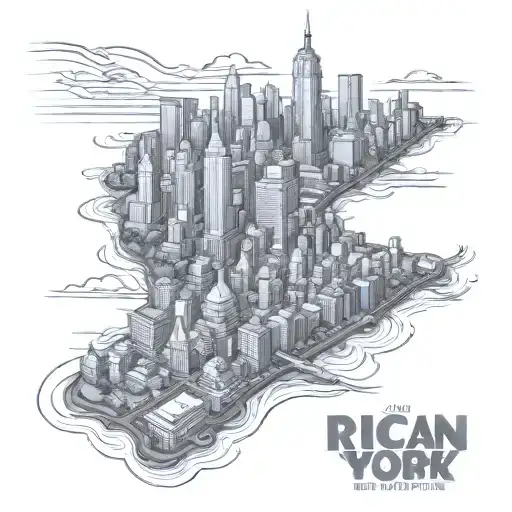 Peurto Rican New York Skyline