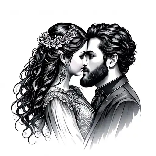 Father And Daughter Symbol Combined