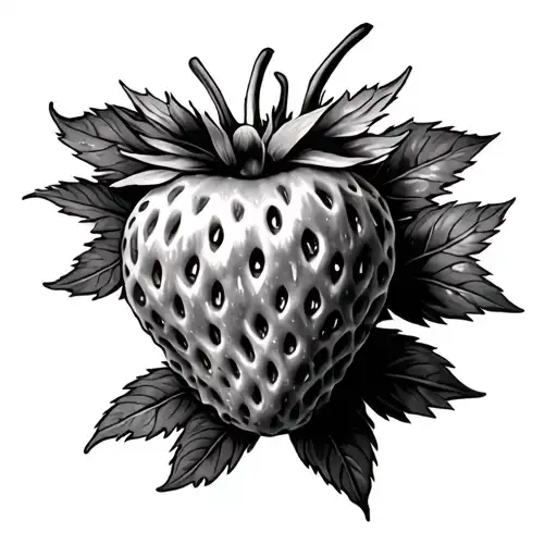 Strawberry With Face