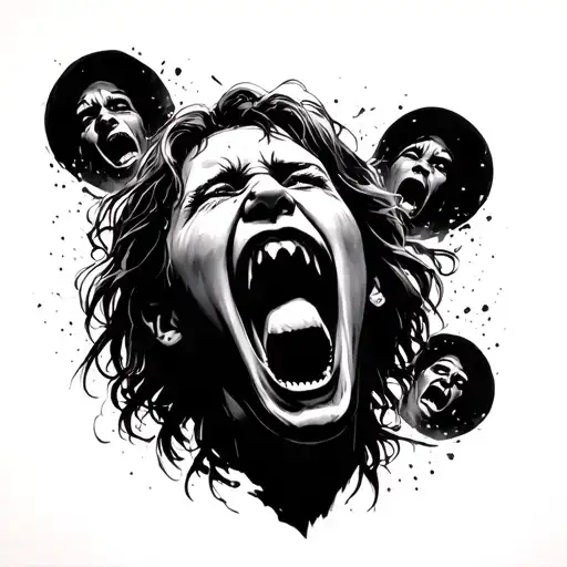 Person With Screaming Voices In Your Head