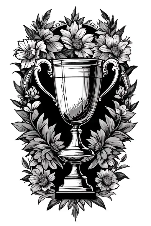 Sard And Trophy Tattoo Design Inspired With Family