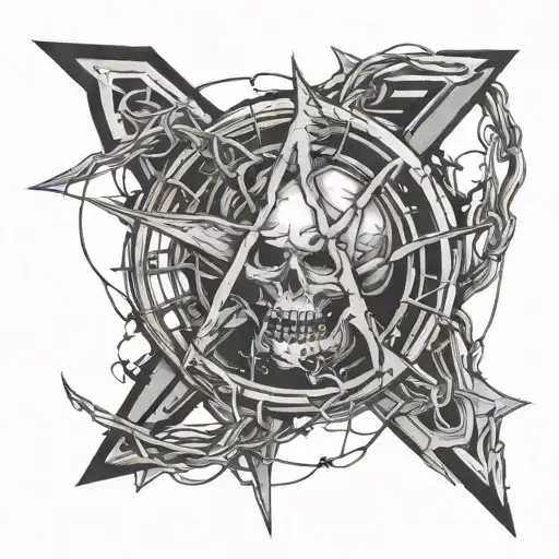 Anarchy A Out Of Wire With Wire Around It