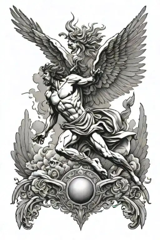 Icarus Falling From Heaven