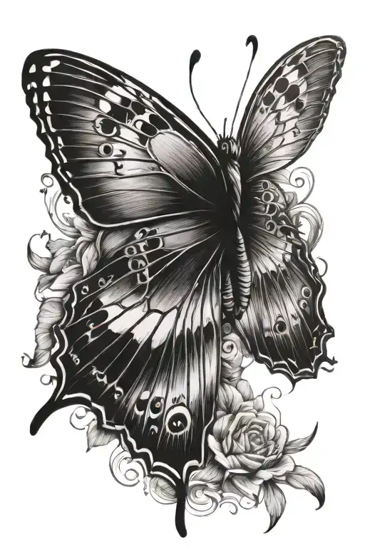 Butterfly Flying