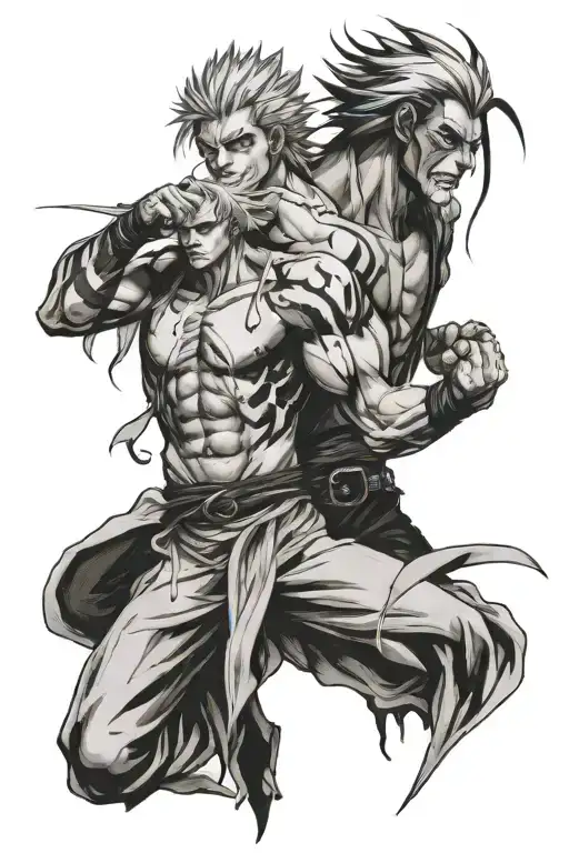 Grimmjow And Ichigo Bleach