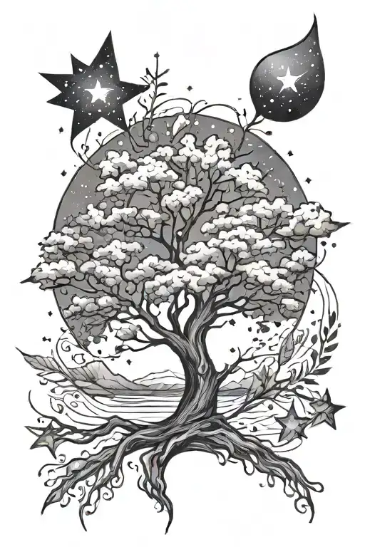 Tree Growing Stars