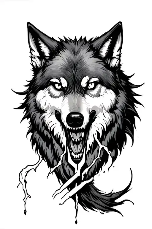 Wolf And Pain Hurt Torture