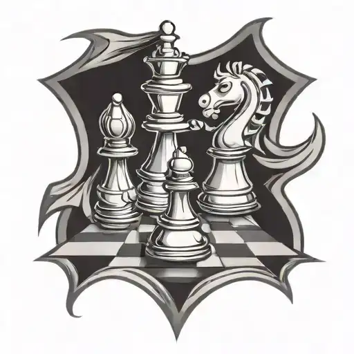 Chess Simple Dark Fighting
