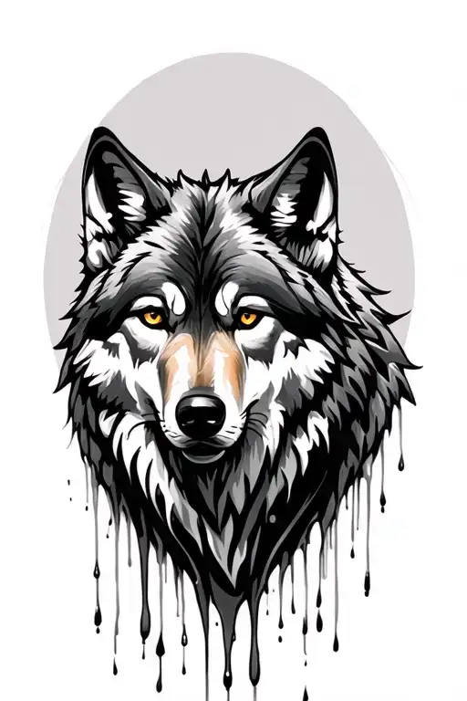 Wolf W Tears Dripping