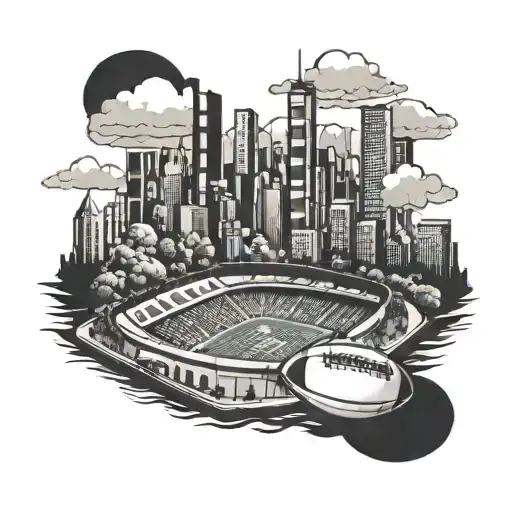 Incorporate A Football Field Into A City Skyline