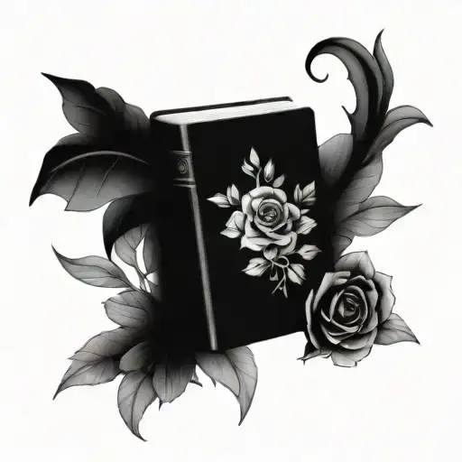Books Surrounded By Florals