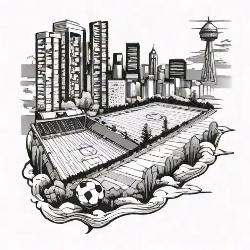 Incorporate Soccer Field Into A City Skyline