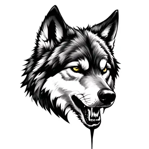 Wolf Crying Eyes