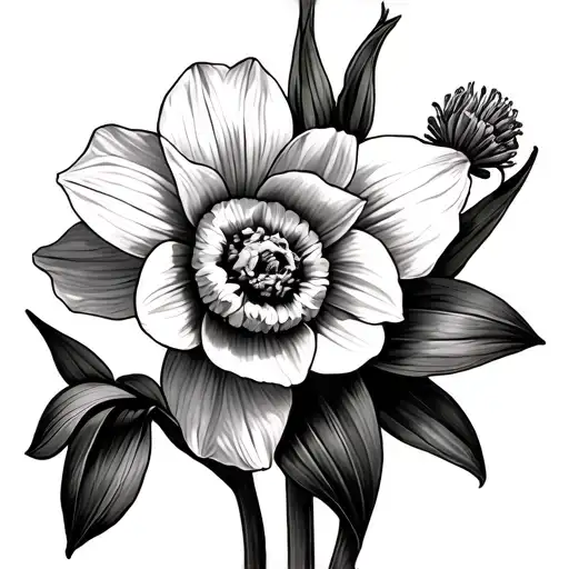 Daffodil And Marigold