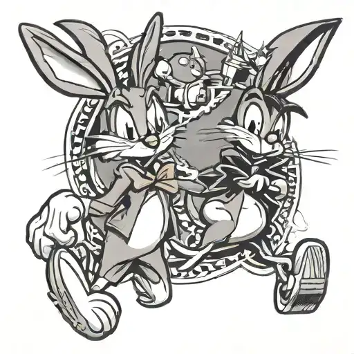 Bugs Bunny And Daffy Duck
